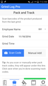 Grind Log Pro App 3